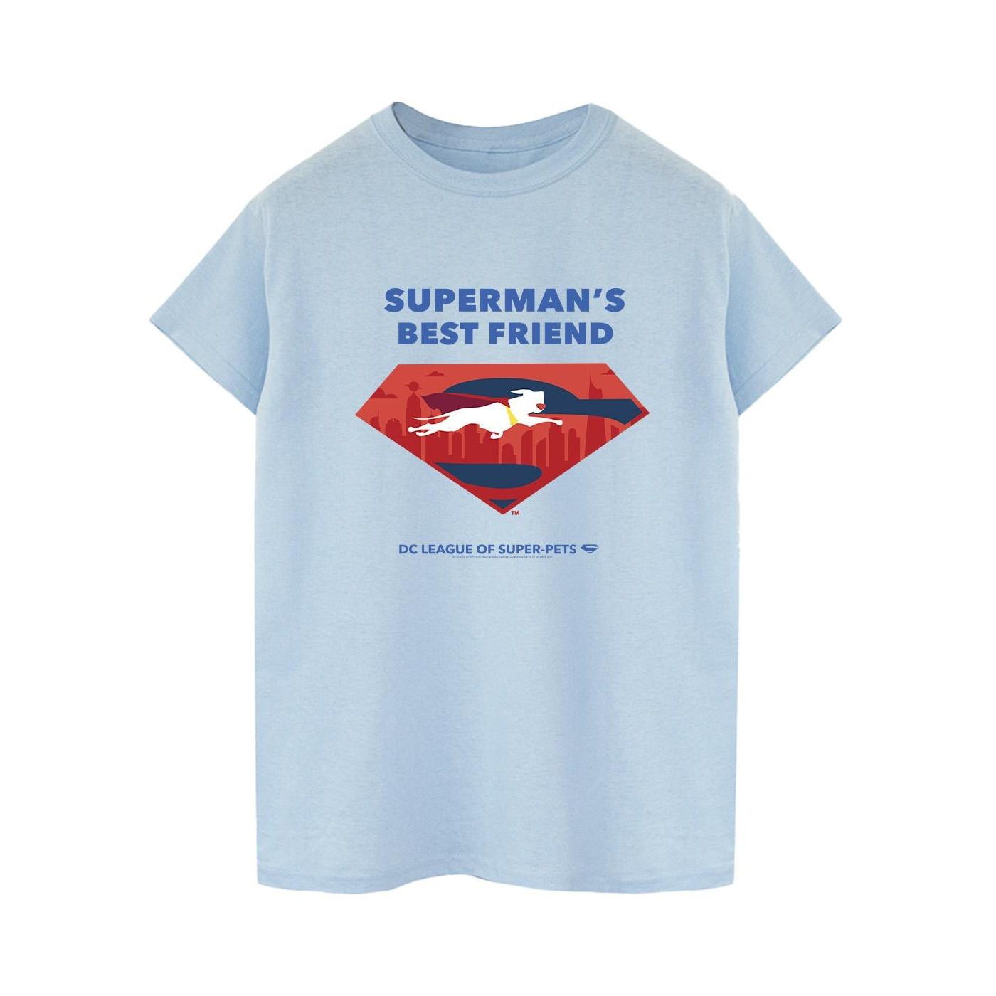 Image of Dc League Of Superpets Superman's Best Friend Tshirt Herren Blau M
