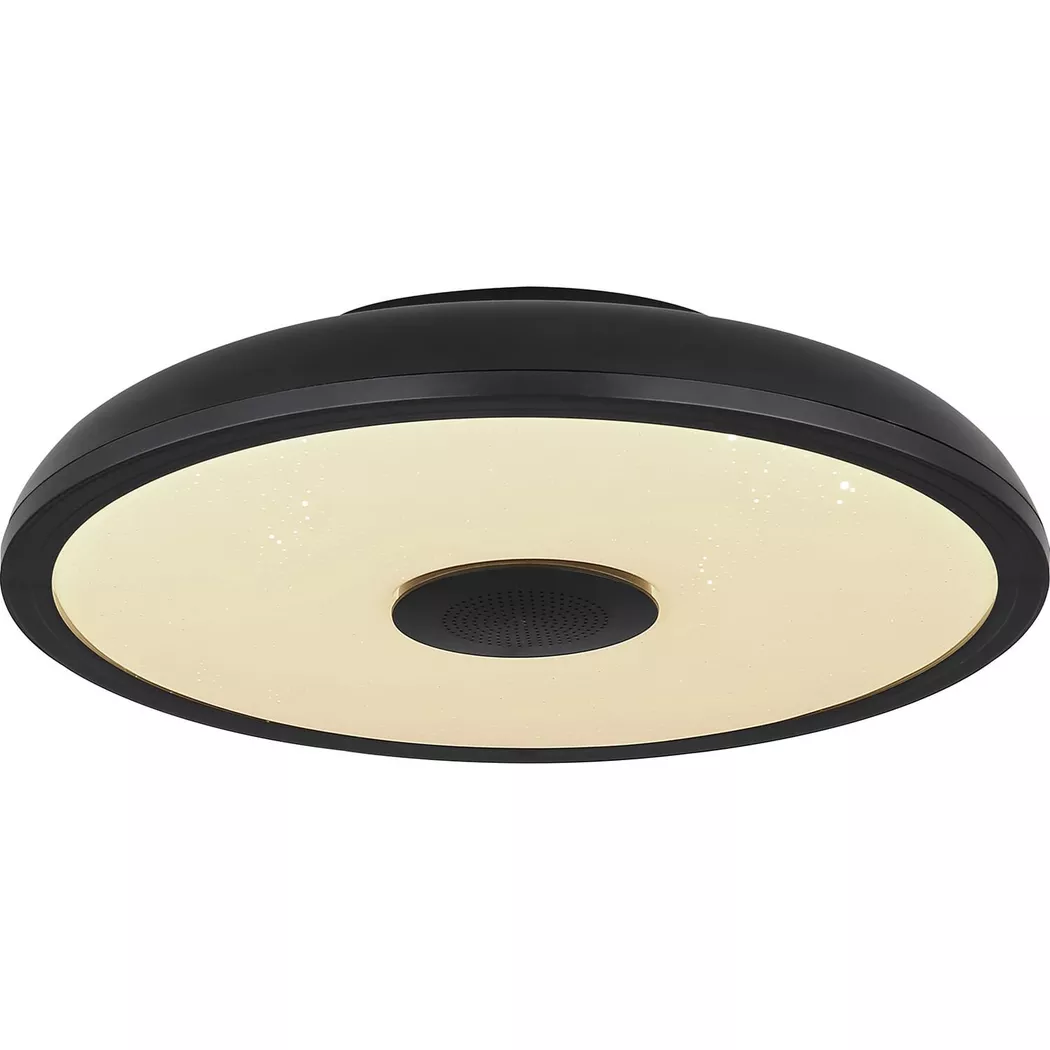 mutoni – Deckenleuchte Raffy Kunststoff LED, One Size, Schwarz