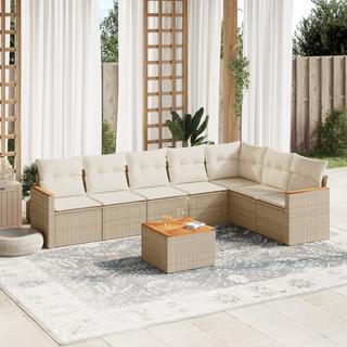 VidaXL Garten sofagarnitur poly-rattan  