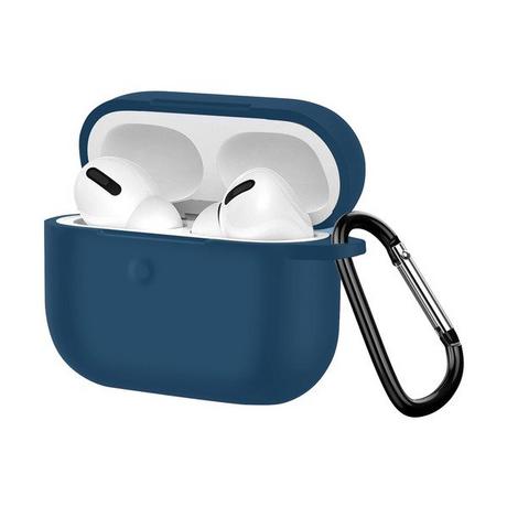 Avizar  Coque AirPods Pro et Pro 2 Silicone Bleu 