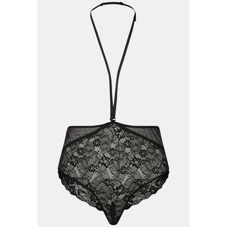 Ulla Popken  Slip brasiliana ouvert con pizzo e nastri 