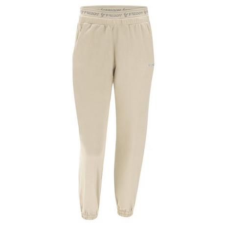 FREDDY Pantalone sportivo elasticizzato con elastico in vita con logo  