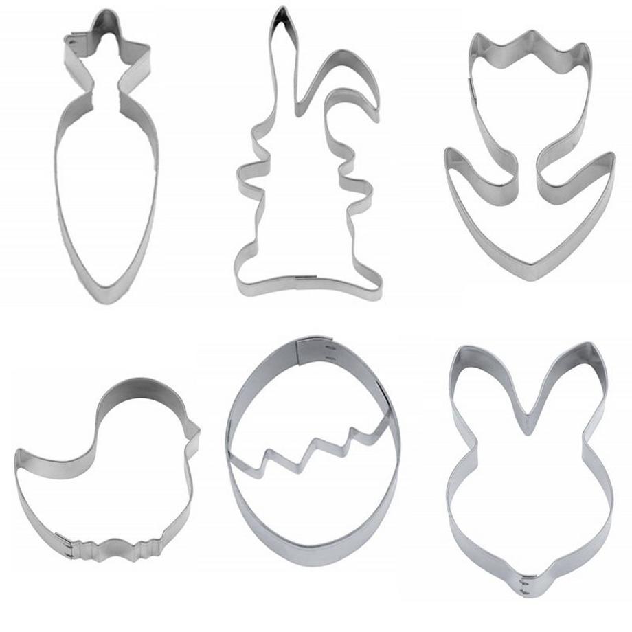 Ausstecher Set Ostern, 6 Stück