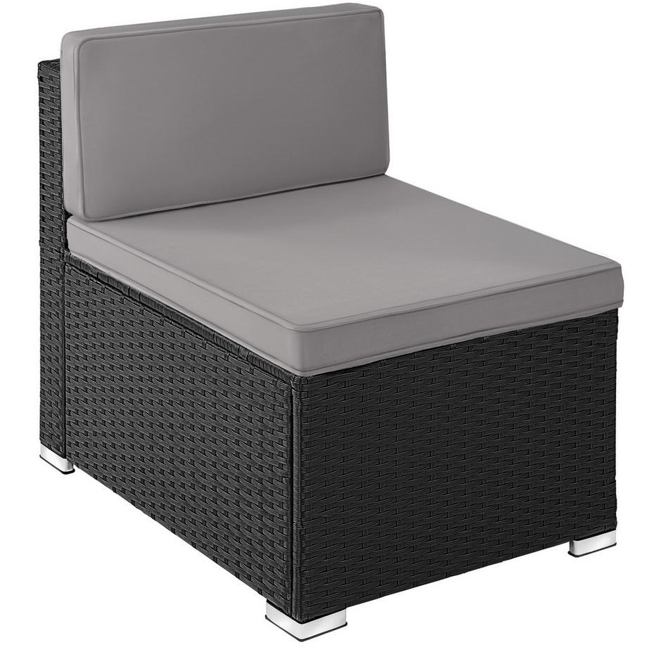 Tectake Rattan Lounge Lignano für 5 bis 6 Personen widerstandsfähig  