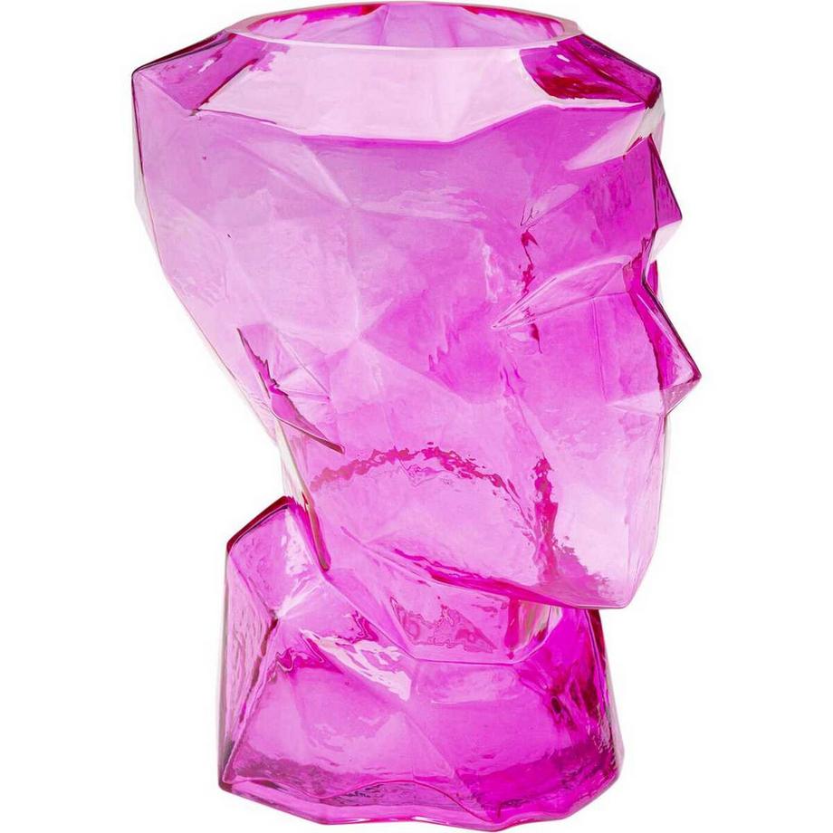 KARE Design Vase Prisma Face rose 30  