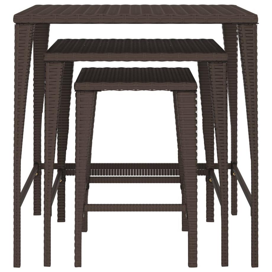 VidaXL Garten satztisch poly-rattan  