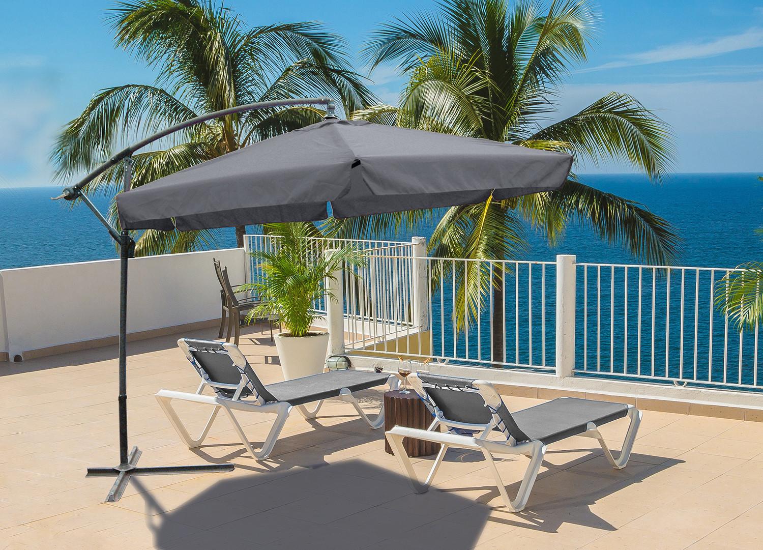 mutoni Parasol déporté Eclipta anthracite 300x300  