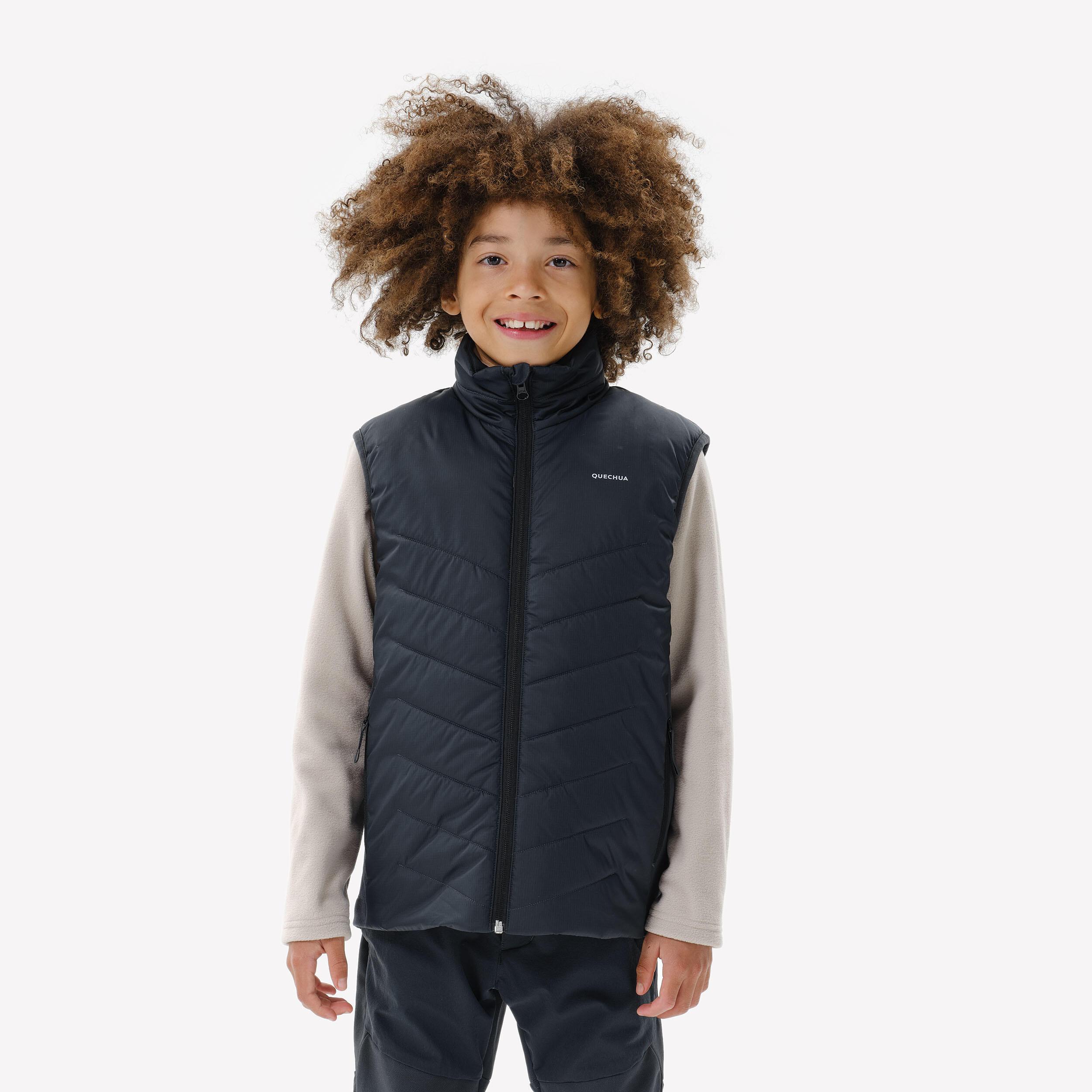 QUECHUA  GILET DOUDOUNE DE RANDONNÉE - HYBRIDE - ENFANT 