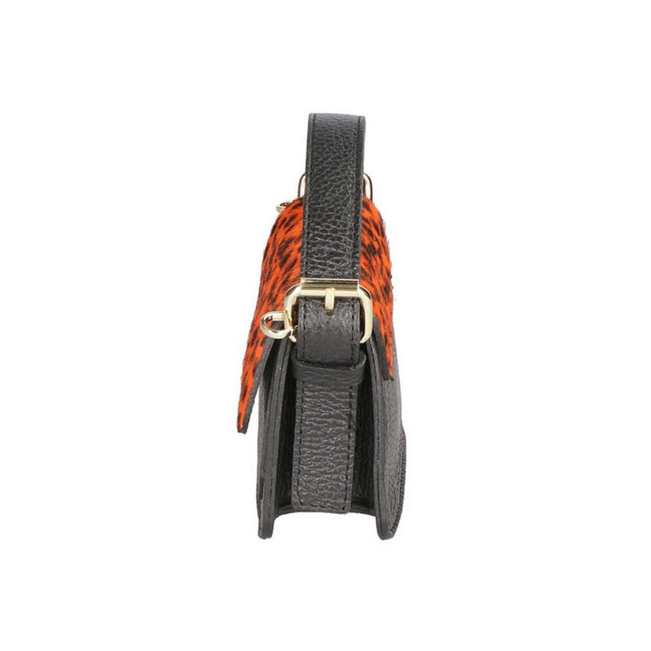 Gave Lux Sac Sous le Bras Imprimé Léopard  