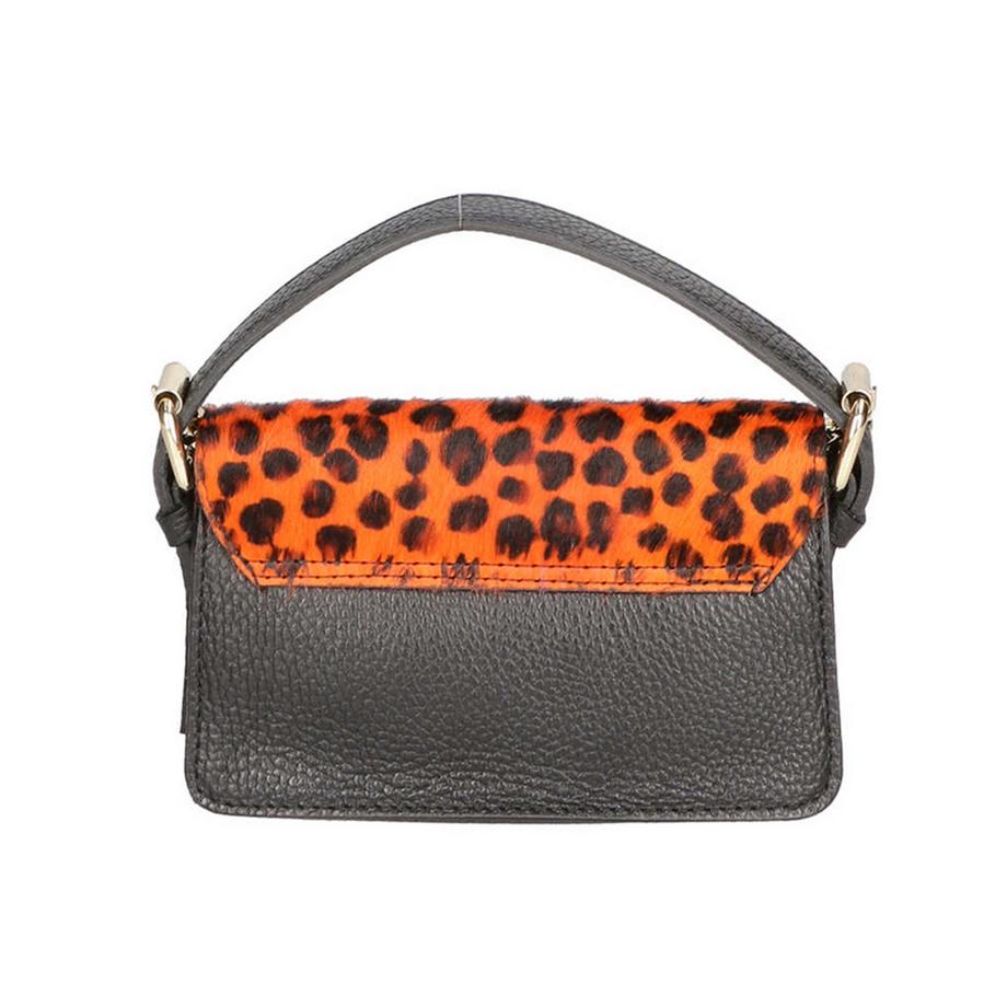 Gave Lux Sac Sous le Bras Imprimé Léopard  