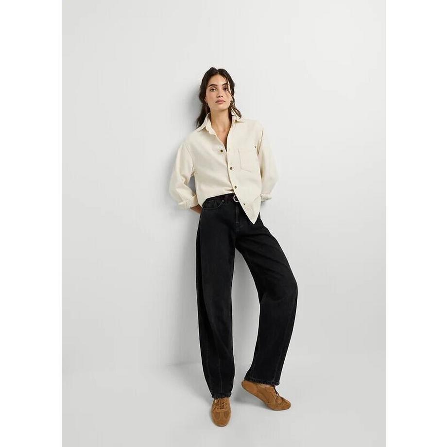Pepe Jeans London Bow Wide Barrel Fit Jeans  