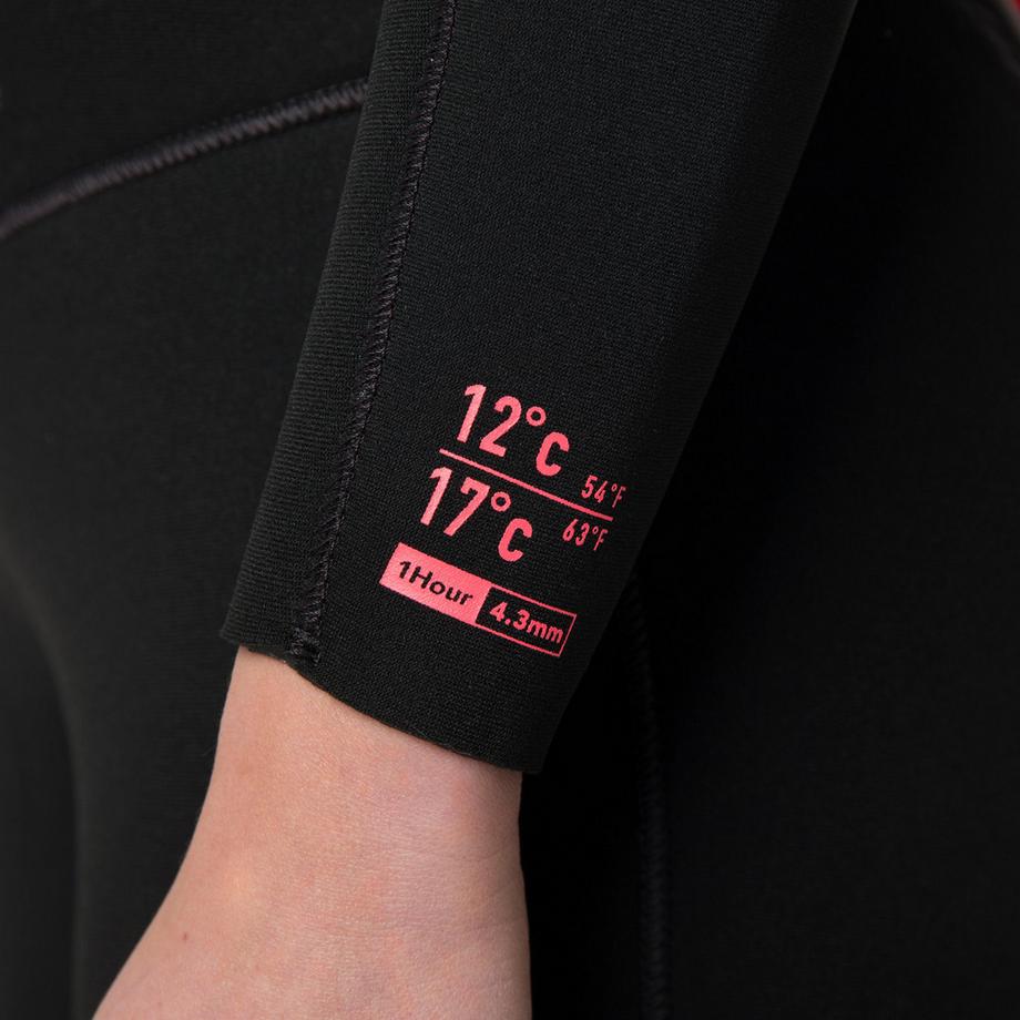 OLAIAN  Muta da surf donna 4/3 mm zip neoprene 