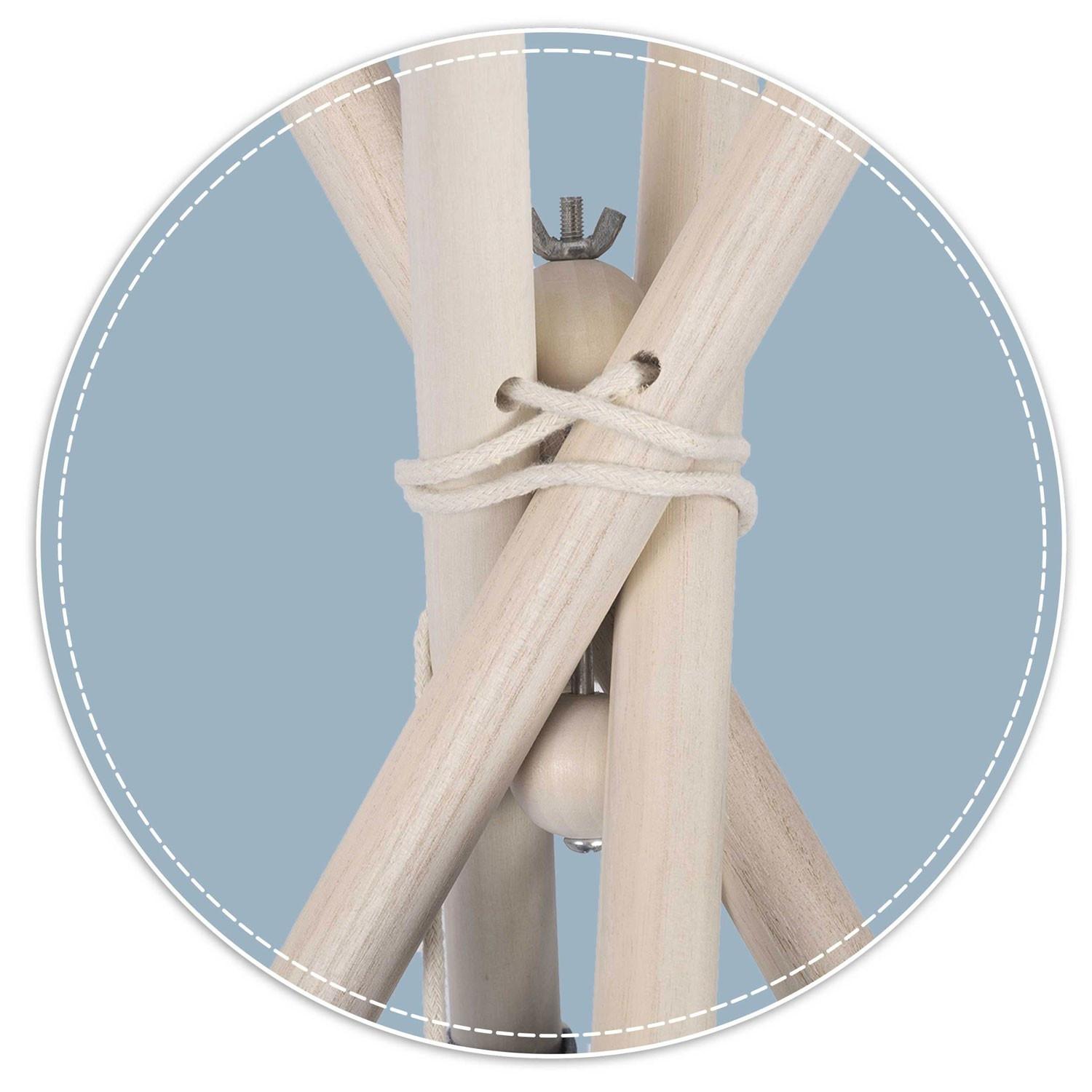 B2X Stabilisateur stable en bois pour tente tipi Nukido  