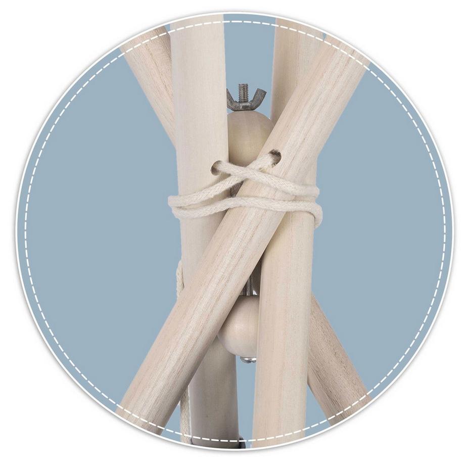 B2X Stabiler Holzstabilisator für Tipi-Zelt Nukido  
