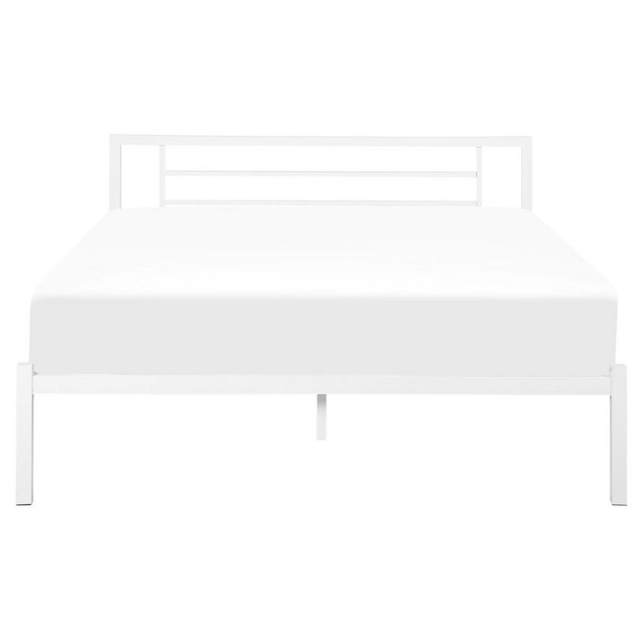 Beliani Letto con rete a doghe en Acciaio Moderno CUSSET  