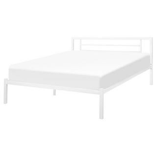 Beliani Bett mit Lattenrost aus Stahl Modern CUSSET  