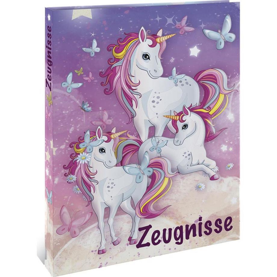 HERMA Zeugnismappe Karton Einhorn  