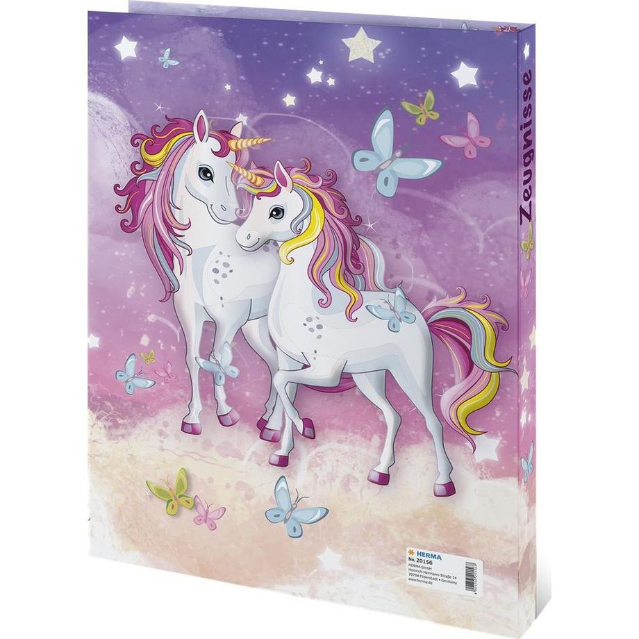 HERMA Zeugnismappe Karton Einhorn  