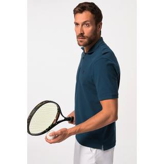 JP1880  Maglia polo da tennis in piqué con FLEXNAMIC®, zip e mezze maniche 