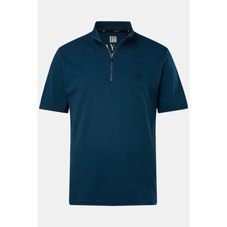 JP1880  Maglia polo da tennis in piqué con FLEXNAMIC®, zip e mezze maniche 