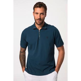 JP1880  Maglia polo da tennis in piqué con FLEXNAMIC®, zip e mezze maniche 