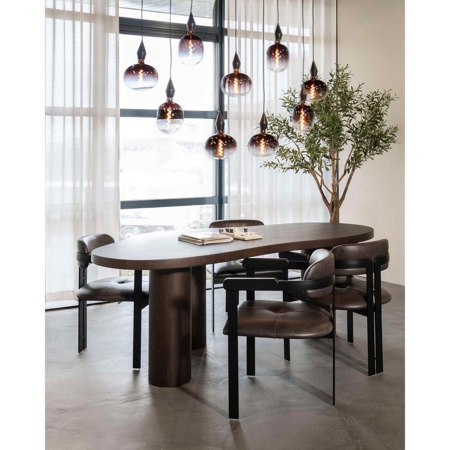 mutoni Table de salle à manger Bobbie 215x110  