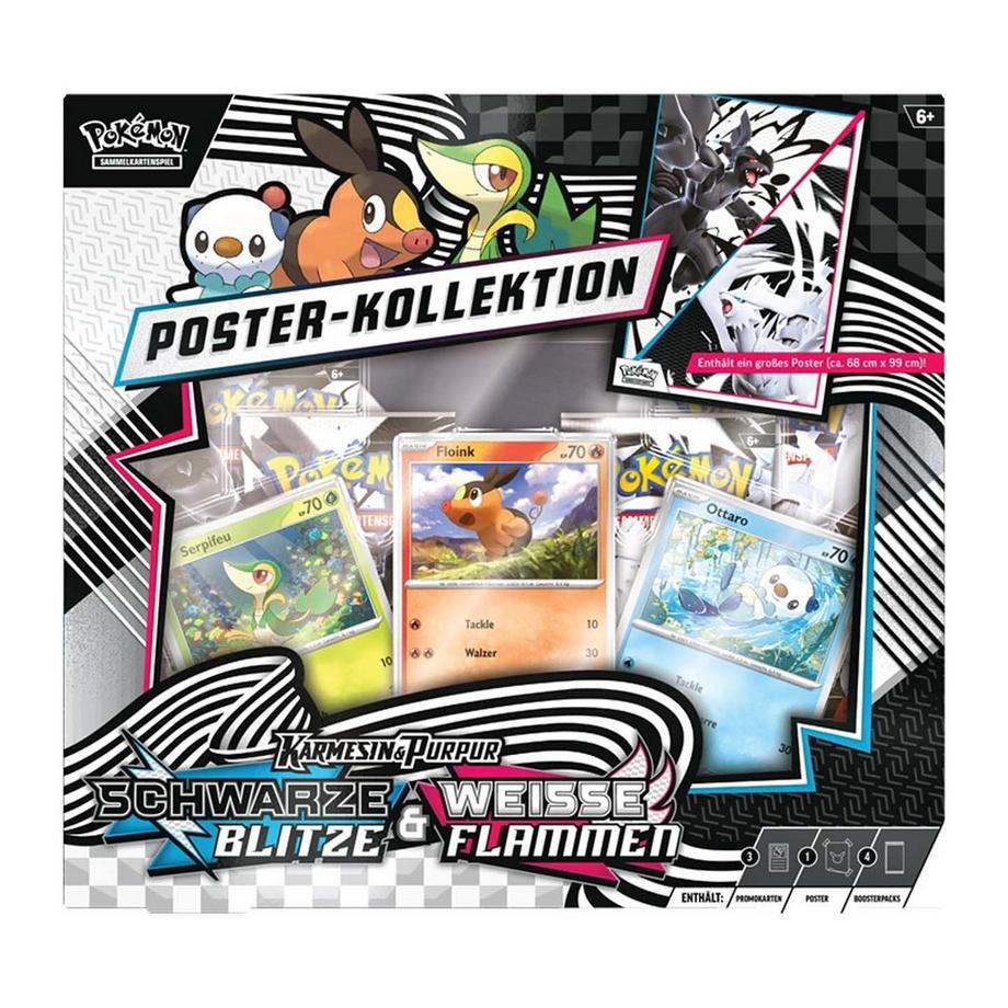 Pokémon  TCG: Schwarze Blitze & Weisse Flammen KP10.5 - Einall Poster Kollektion - DE 