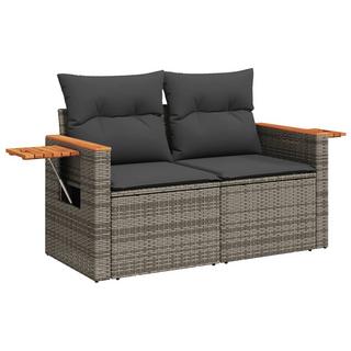 VidaXL set divano da giardino Polirattan  