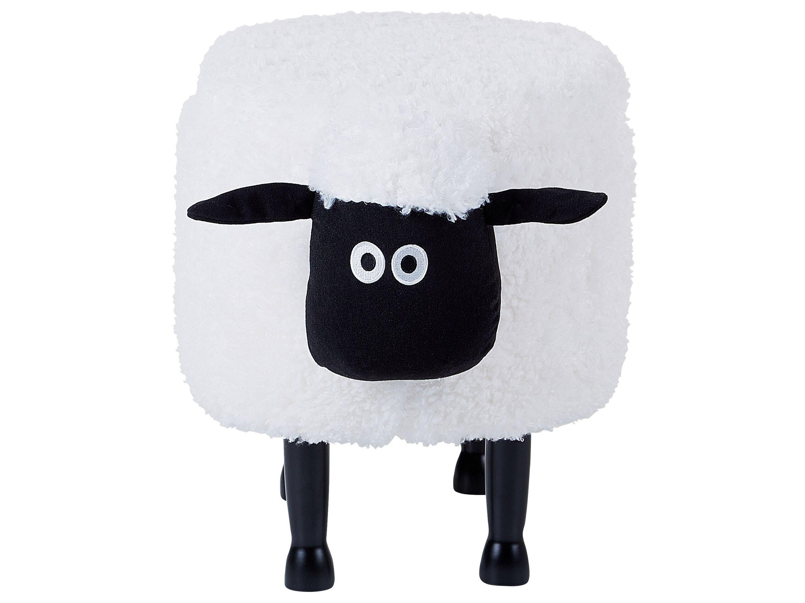 Beliani Sgabello en Poliestere Moderno SHEEP  