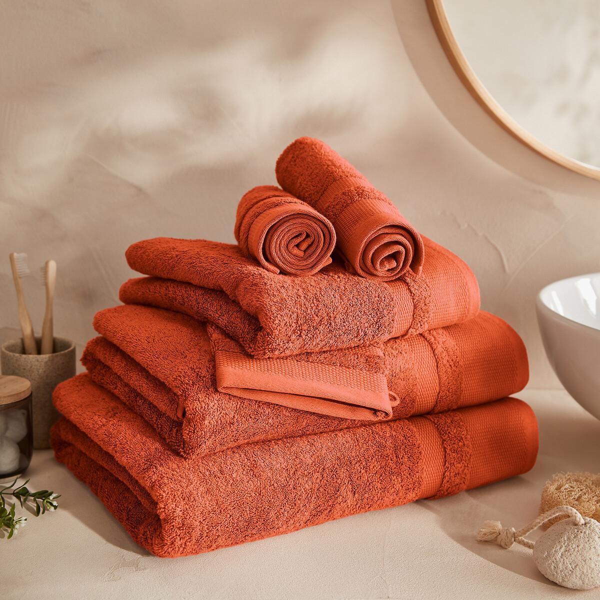 La Redoute Intérieurs Set mit 4 Gästehandtüchern aus ägyptischer Baumwolle 600g/m2  