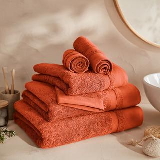 La Redoute Intérieurs Set mit 4 Gästehandtüchern aus ägyptischer Baumwolle 600g/m2  