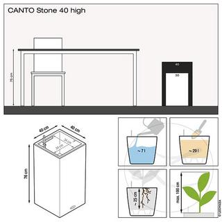 Lechuza CANTO Stone high all-in-one  