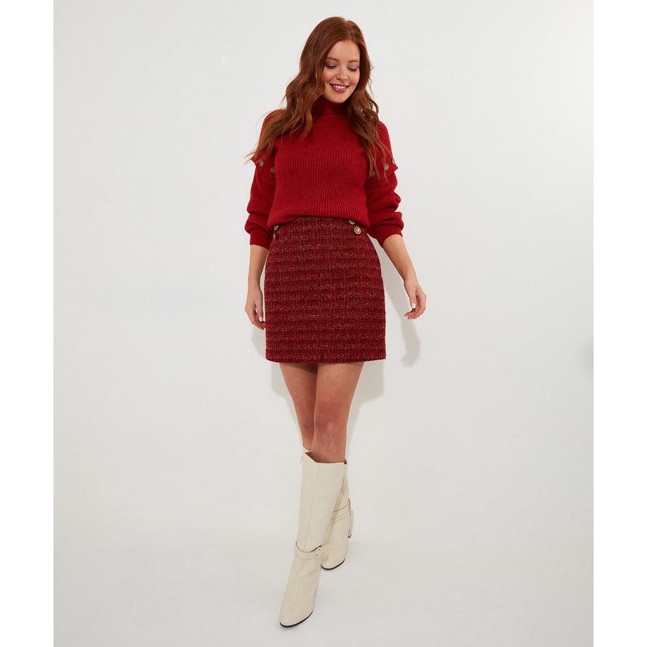 Joe Browns Texturierter Tweed Minirock  