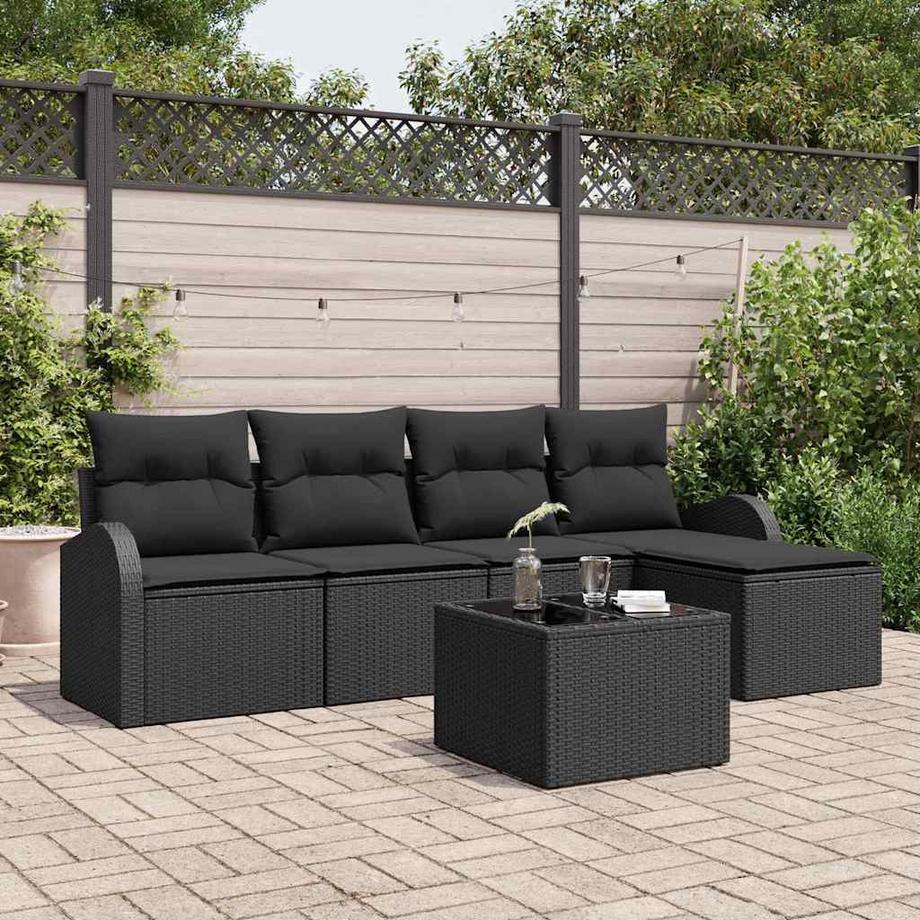 VidaXL Divano da giardino Polyrattan  
