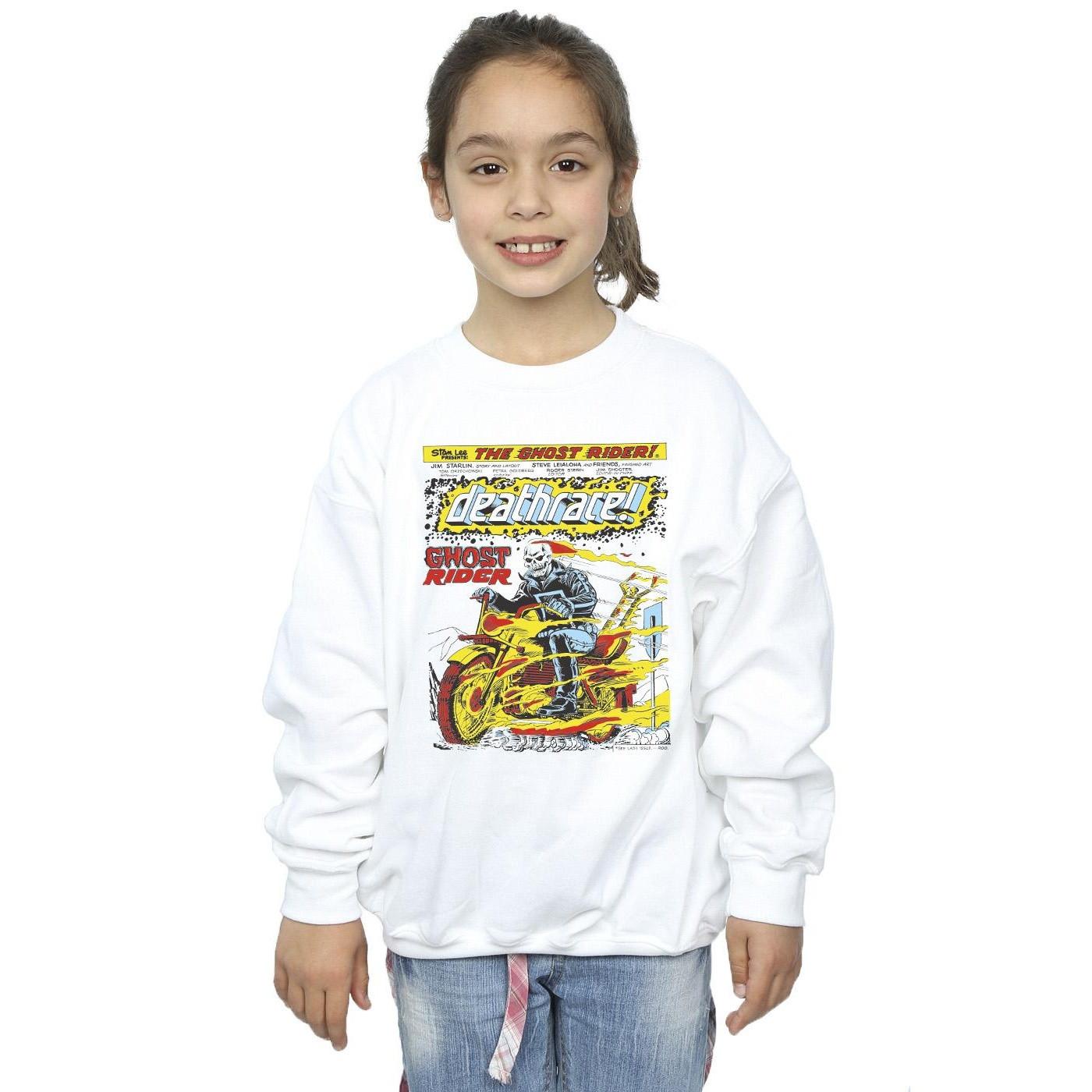 MARVEL  Ghost Rider Chest Deathrace Sweatshirt 