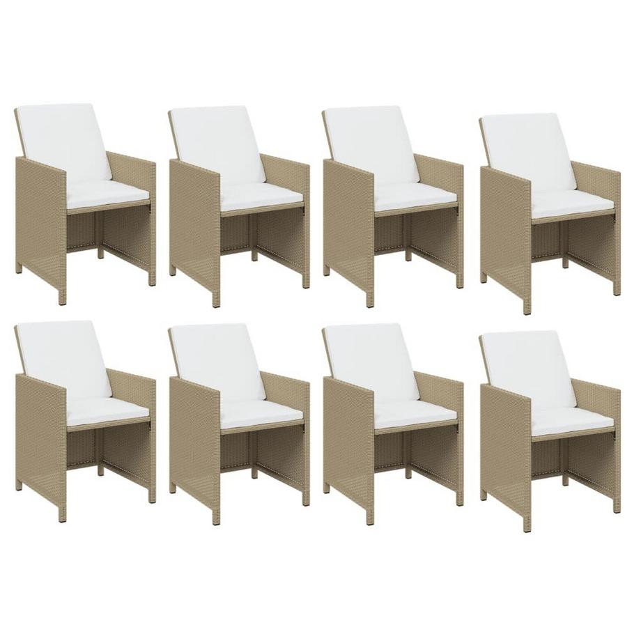 VidaXL set da pranzo per giardino  