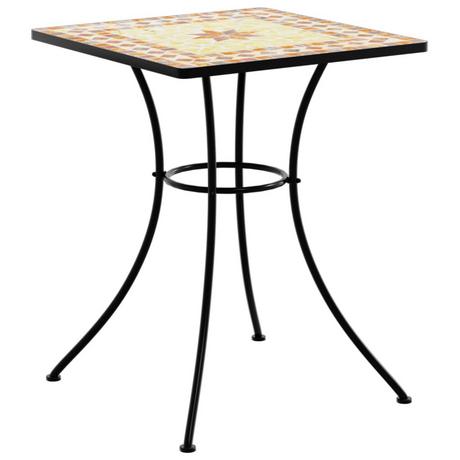 VidaXL Table de bistro mosaïque céramique  