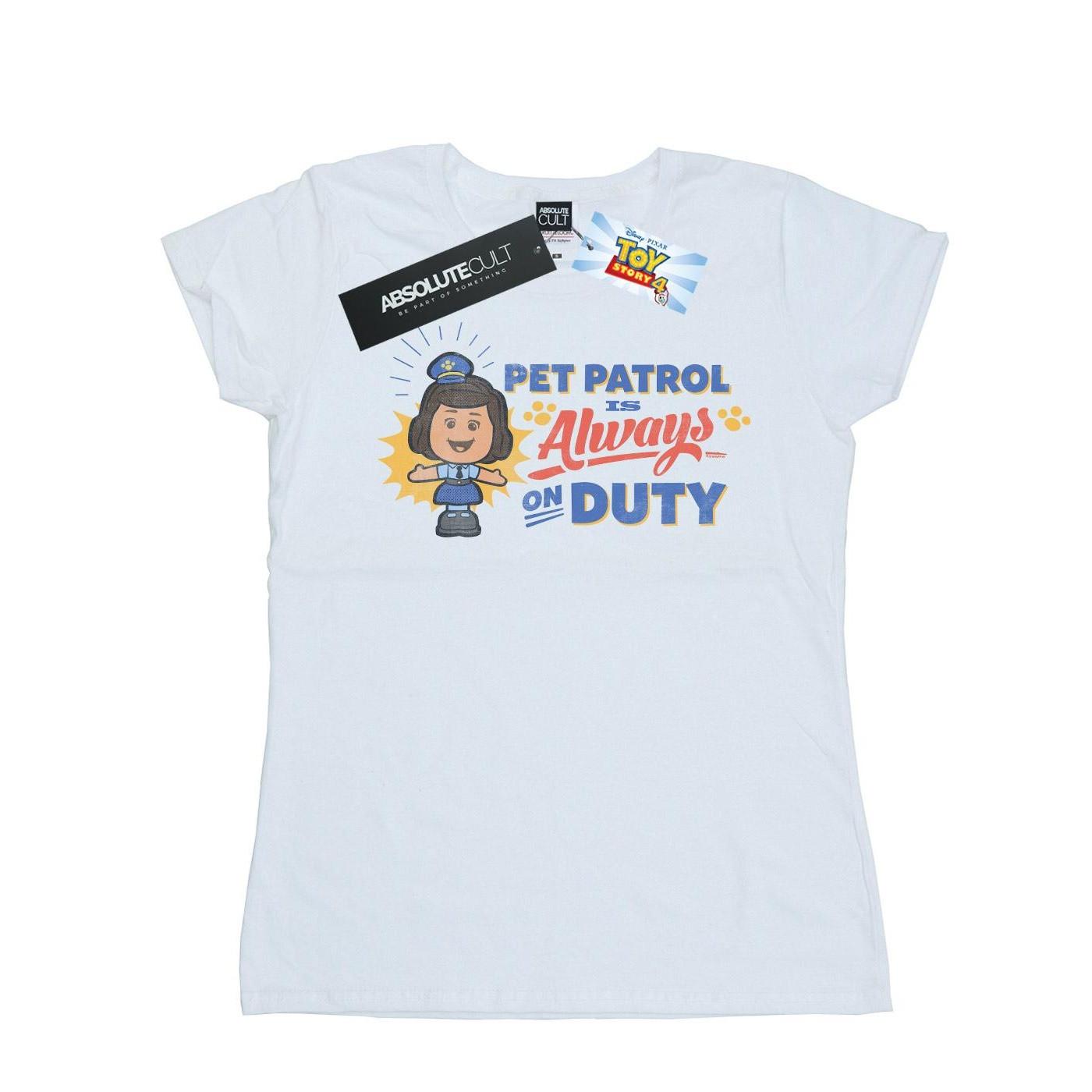 Image of Toy Story 4 Giggle Mcdimples Pet Patrol Tshirt Damen Weiss XXL