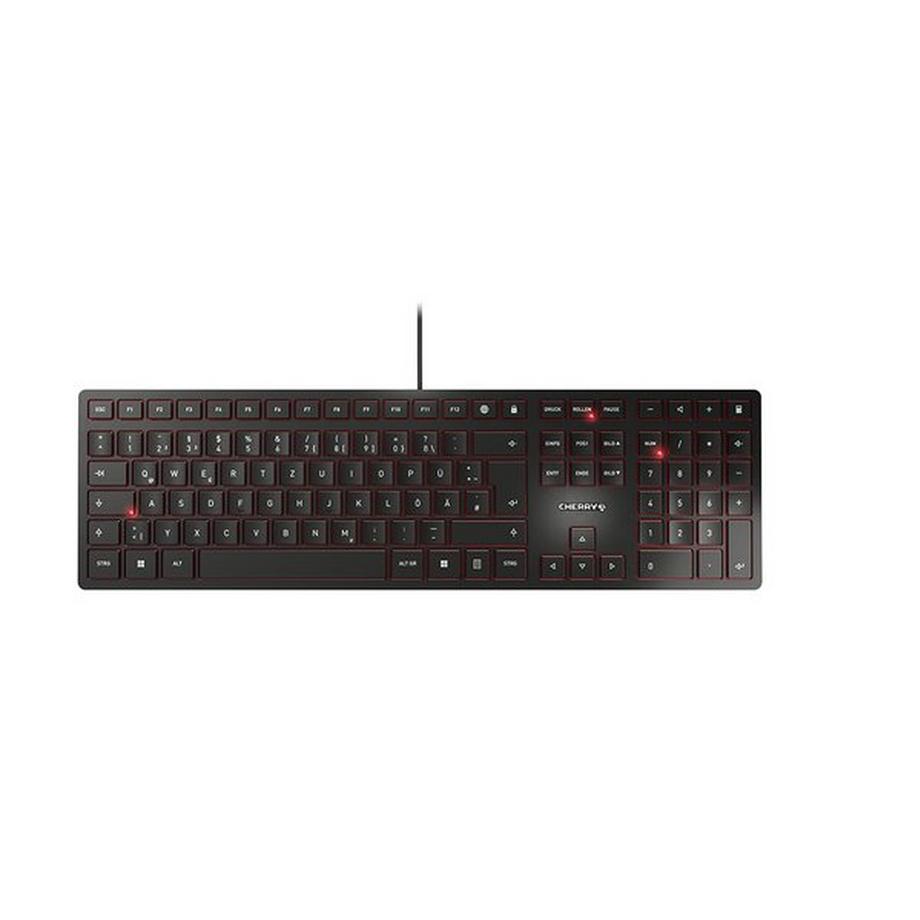 Cherry  KC 6000 SLIM Kabelgebundene Tastatur, Schwarz, USB (QWERTZ - DE) 