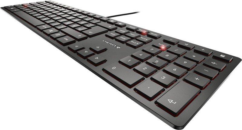 Cherry  KC 6000 Slim tastiera USB QWERTZ Tedesco Nero 