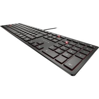 Cherry  KC 6000 Slim tastiera USB QWERTZ Tedesco Nero 