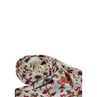 Blue Chilli Écharpe en laine de cachemire avec élégance florale exquise  