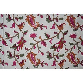 Blue Chilli Écharpe en laine de cachemire avec élégance florale exquise  