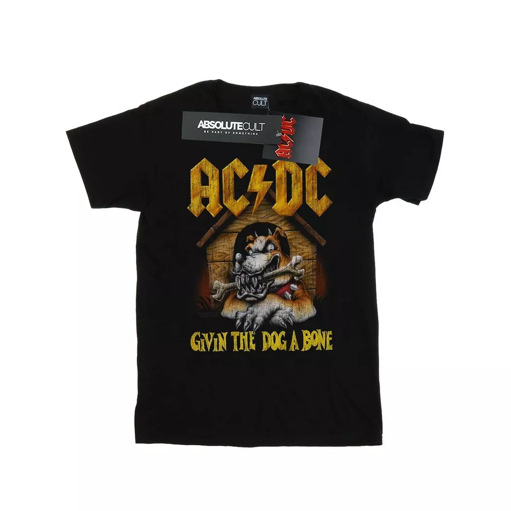 AC/DC - ACDC Give The Dog A Bone TShirt, für Damen, Schwarz, Größe XL