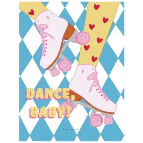 Flamingueo Poster Dance Baby 30x40 cm  