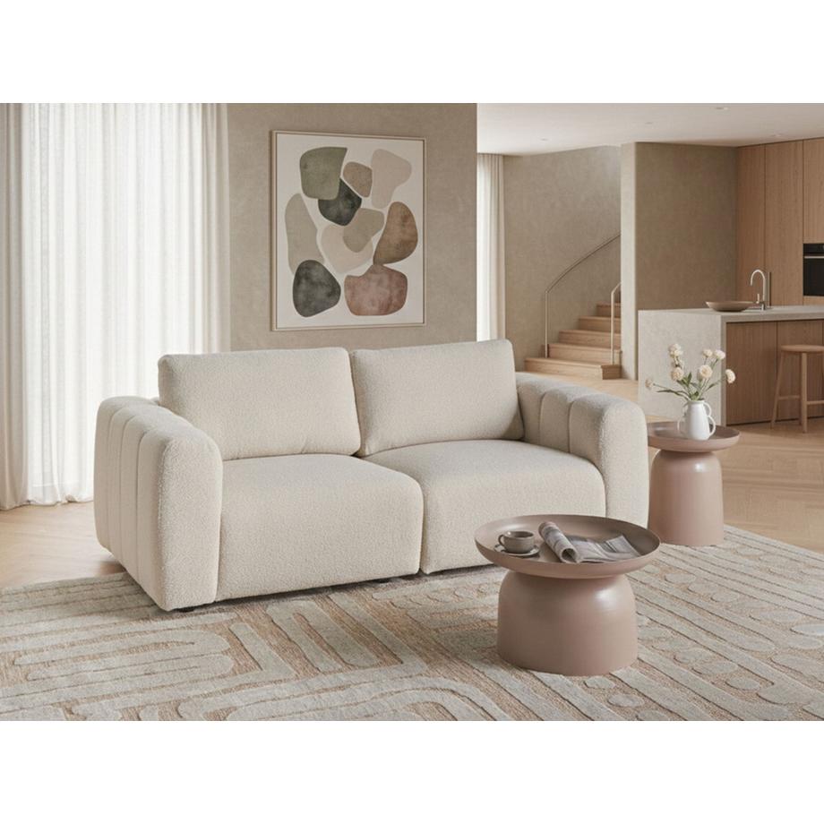Beliani 2 Sitzer Sofa aus Bouclé  KIVVIK  