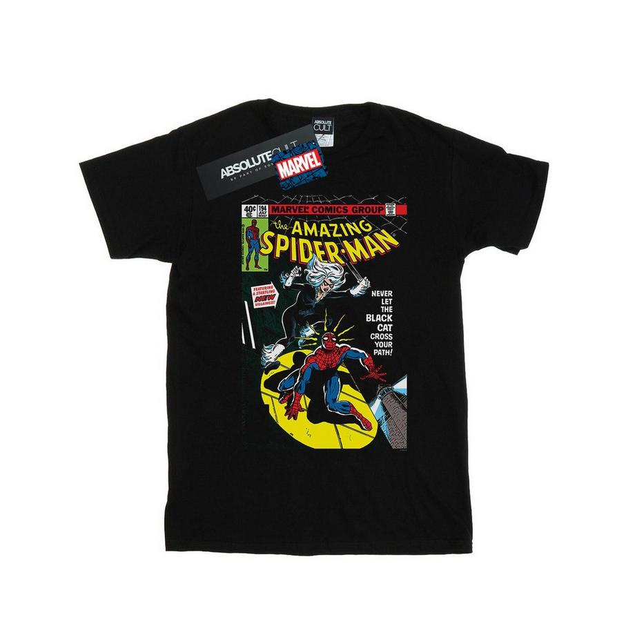 MARVEL Amazing Spider-Man Black Cat Comic Cover T-Shirt  