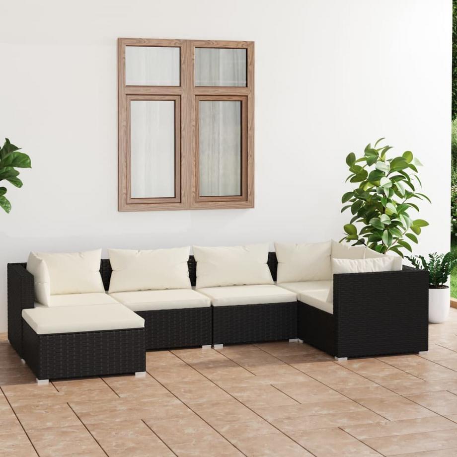 VidaXL Garten-lounge-set poly-rattan  