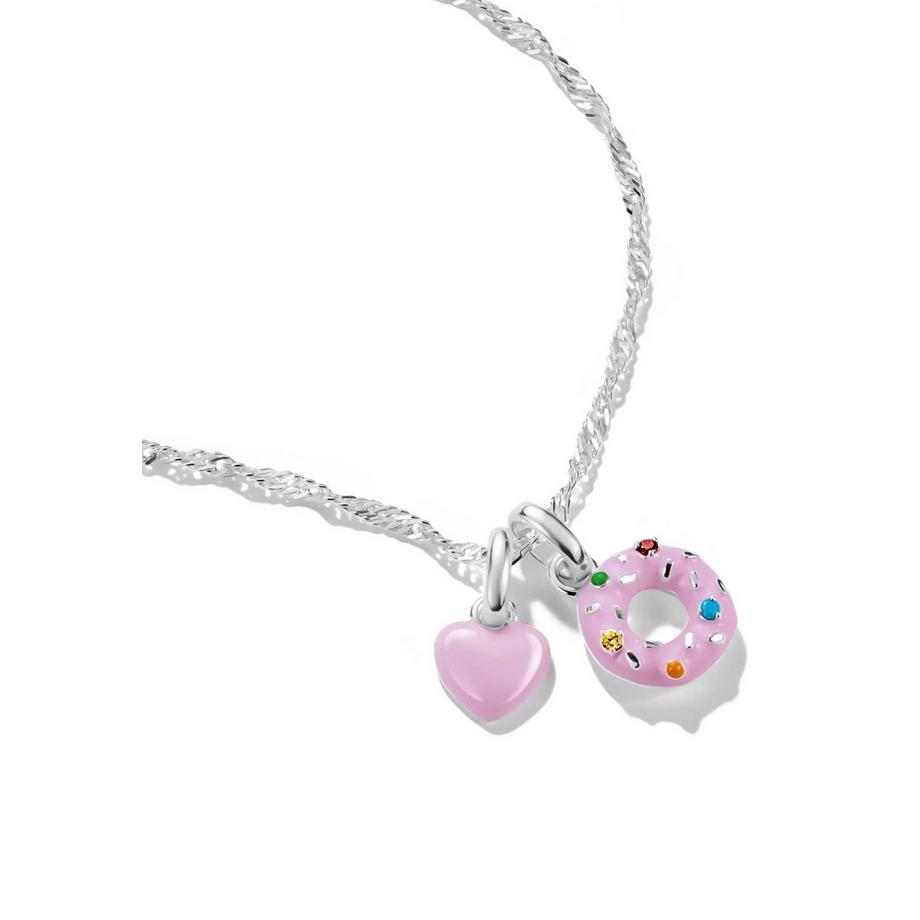 Thomas Sabo  Charm Pendentif Donut avec Émail Colé 