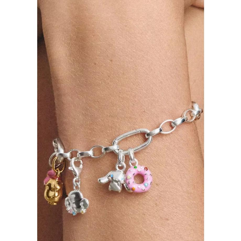 Thomas Sabo  Charm Pendentif Donut avec Émail Colé 